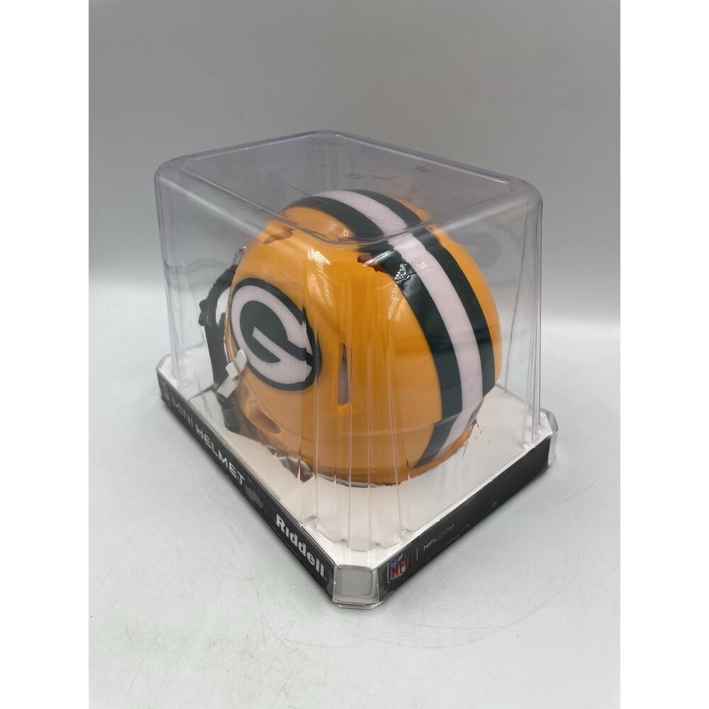 Green Bay Packers Authentic Riddell Speed Mini Helmet - Picture 4 of 8